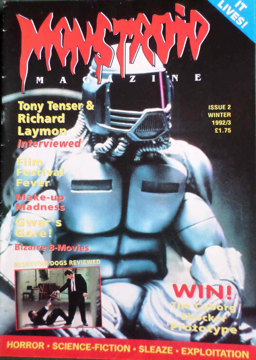 MONSTROID magazine cover Issue 2 Winter 1992