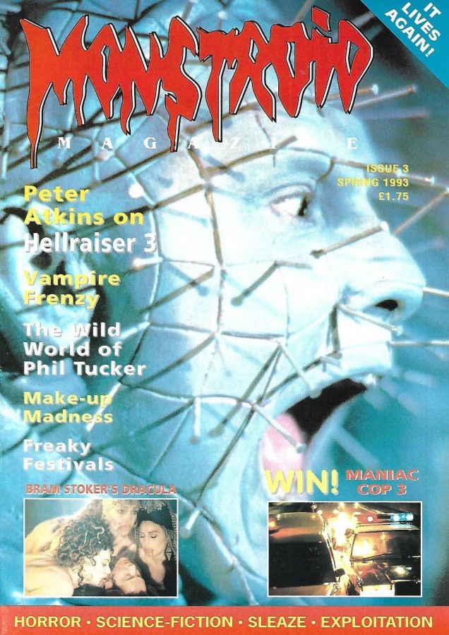 MONSTROID magazine cover Issue 3 Spring 1993