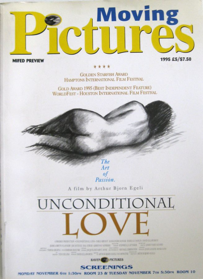 MOVING PICTURES INTERNATIONAL magazine cover  Special  October 1995