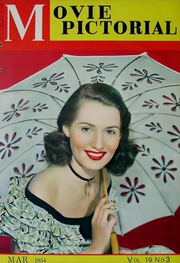 MOVIE PICTORIAL (JP) magazine side cover  March 1954