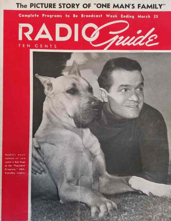 MOVIE-RADIO GUIDE magazine side cover 25 March 1939