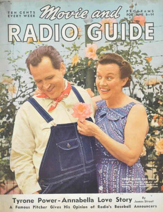 MOVIE-RADIO GUIDE magazine side cover 8 June 1940