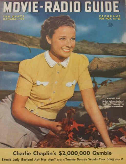 MOVIE-RADIO GUIDE magazine side cover 16 November 1940