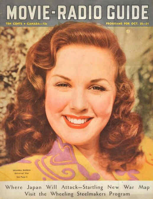 MOVIE-RADIO GUIDE magazine side cover 25 October 1941