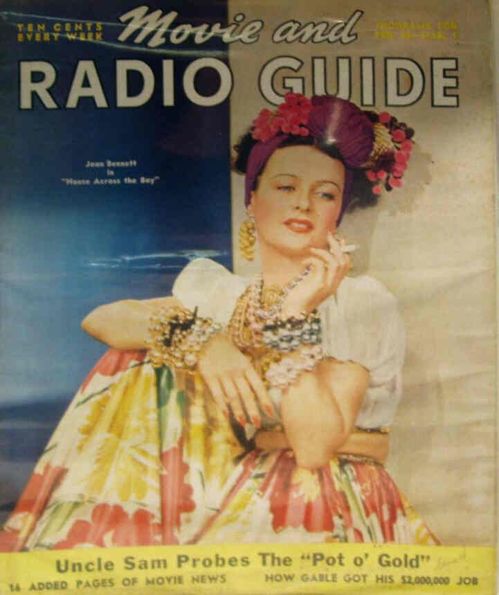 MOVIE-RADIO GUIDE magazine cover 24 February 1940
