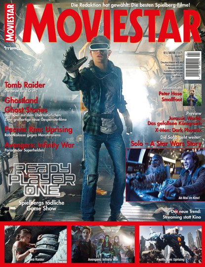 MOVIESTAR magazine side cover Issue 167  March 2018
