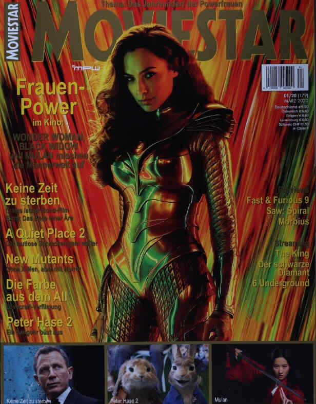 MOVIESTAR magazine side cover Issue 179  March 2020