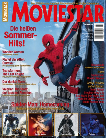 MOVIESTAR magazine side cover Issue 163 July/August 2017
