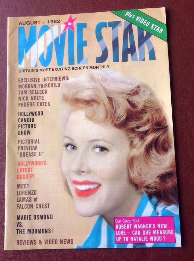 MOVIE STAR magazine side cover  August 1982