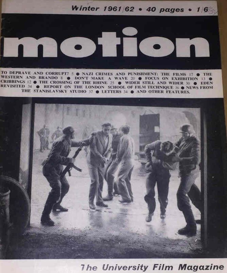 MOTION (60s) magazine cover Issue 2 Summer 1962