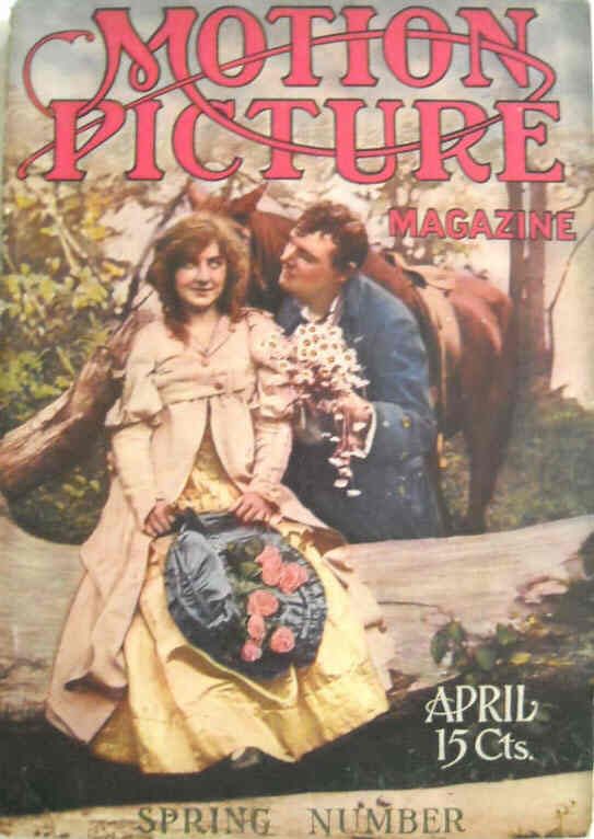 MOTION PICTURE magazine side cover Issue 39 April 1914