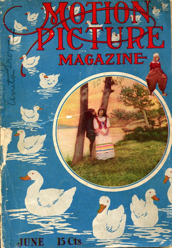 MOTION PICTURE magazine side cover Issue 41 June 1914