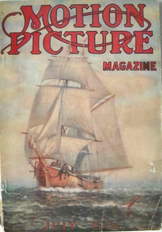 MOTION PICTURE magazine side cover Issue 42 July 1914