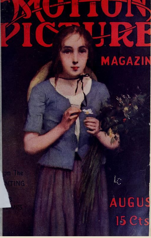 MOTION PICTURE magazine side cover Issue 43 August 1914