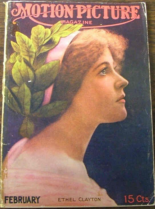 MOTION PICTURE magazine side cover Issue 49 February 1915