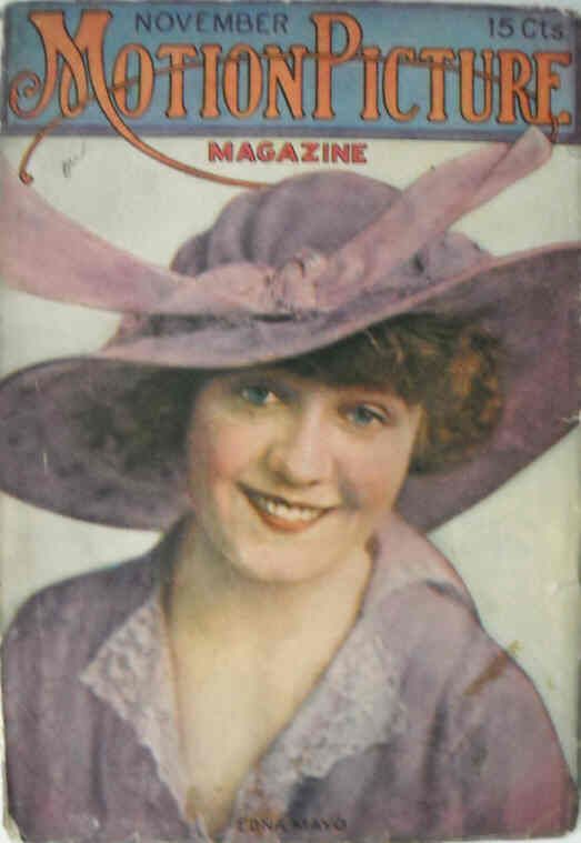 MOTION PICTURE magazine side cover Issue 58 November 1915