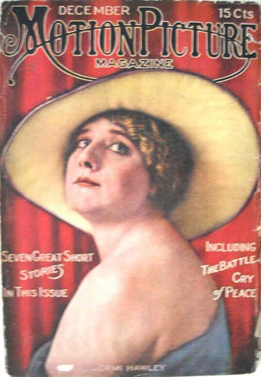 MOTION PICTURE magazine side cover Issue 59 December 1915