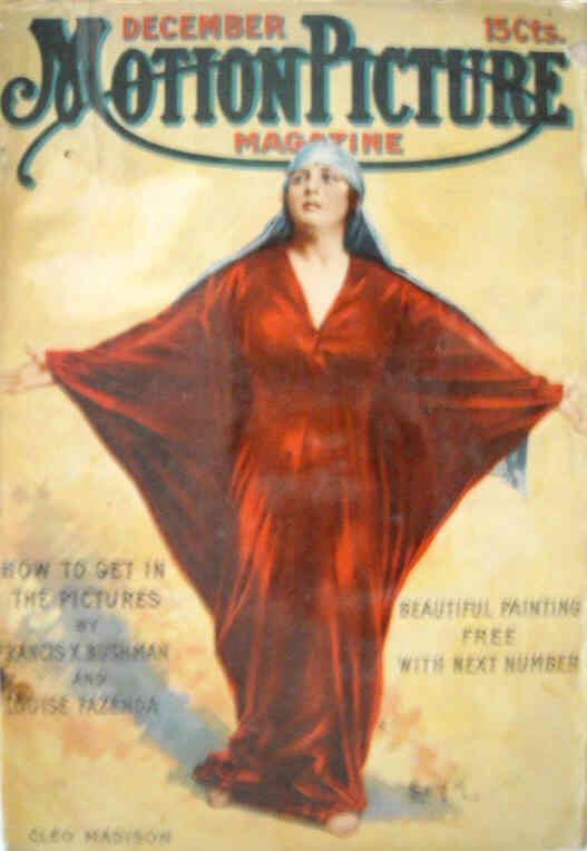 MOTION PICTURE magazine side cover Issue 71 December 1916