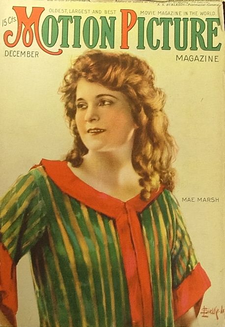 MOTION PICTURE magazine cover Issue 83 December 1917