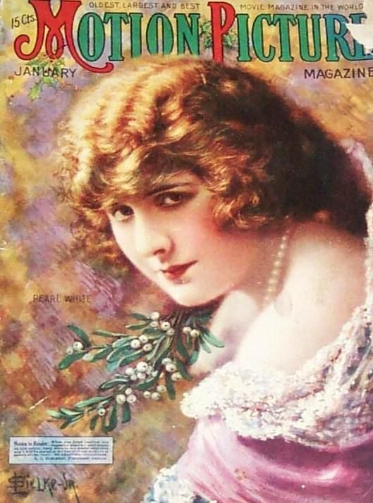 MOTION PICTURE magazine side cover Issue 84 January 1918