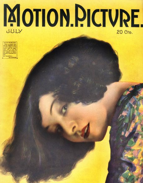 MOTION PICTURE magazine cover Issue 90 July 1918