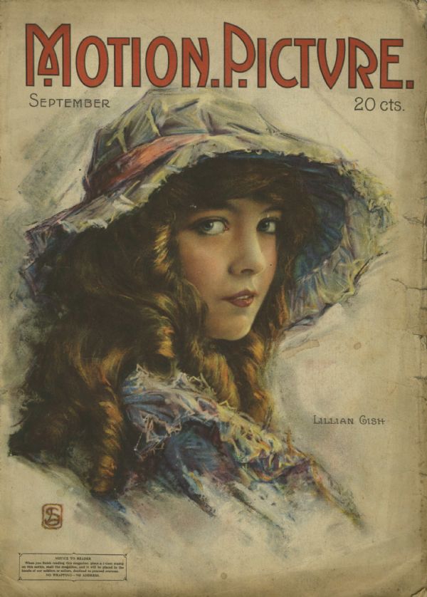 MOTION PICTURE magazine cover Issue 92 September 1918