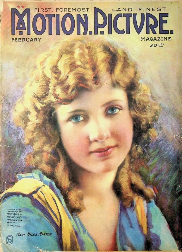 MOTION PICTURE magazine side cover Issue 97 February 1919