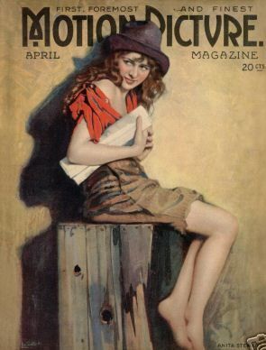 MOTION PICTURE magazine side cover Issue 99 April 1919