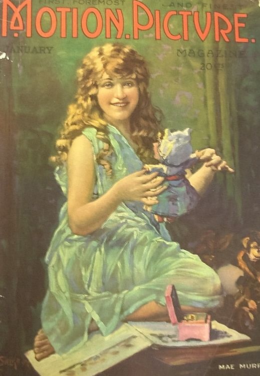 MOTION PICTURE magazine side cover Issue 108 January 1920