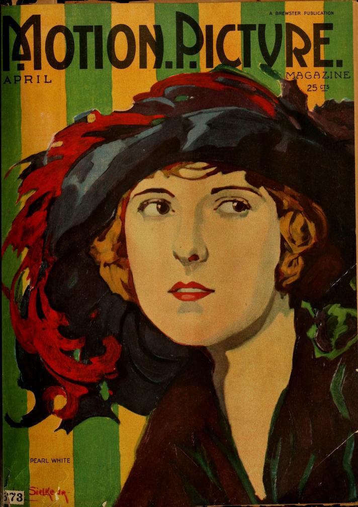 MOTION PICTURE magazine side cover Issue 122 April 1921