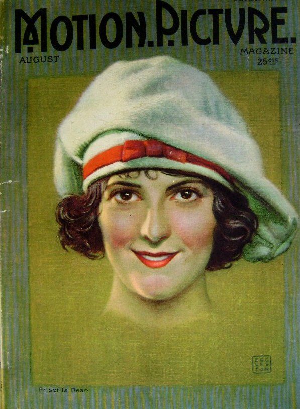MOTION PICTURE magazine side cover Issue 126 August 1921