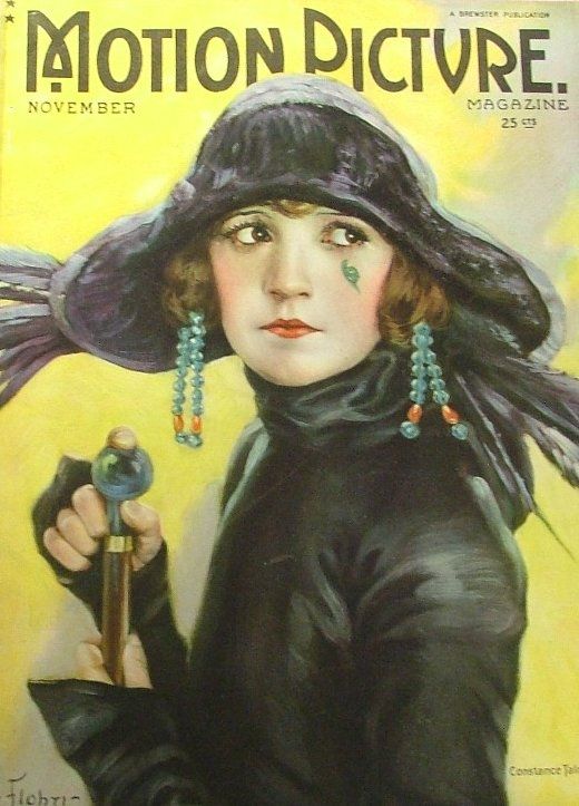 MOTION PICTURE magazine side cover Issue 129 November 1921