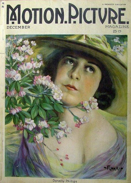 MOTION PICTURE magazine side cover Issue 130 December 1921