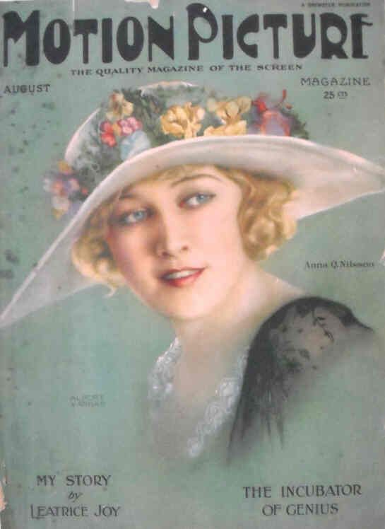 MOTION PICTURE magazine side cover Issue 162 August 1924