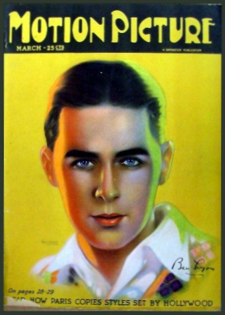 MOTION PICTURE magazine side cover Issue 169 March 1925