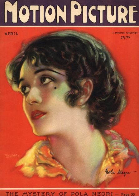 MOTION PICTURE magazine side cover Issue 170 April 1925