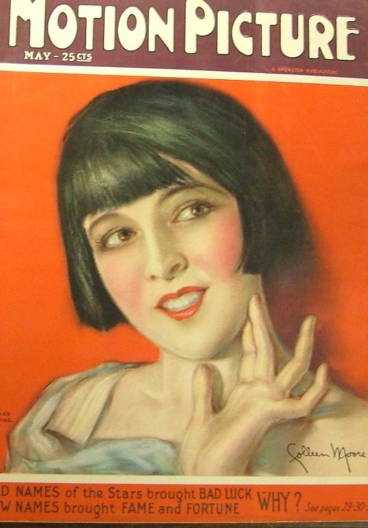 MOTION PICTURE magazine side cover Issue 171 May 1925