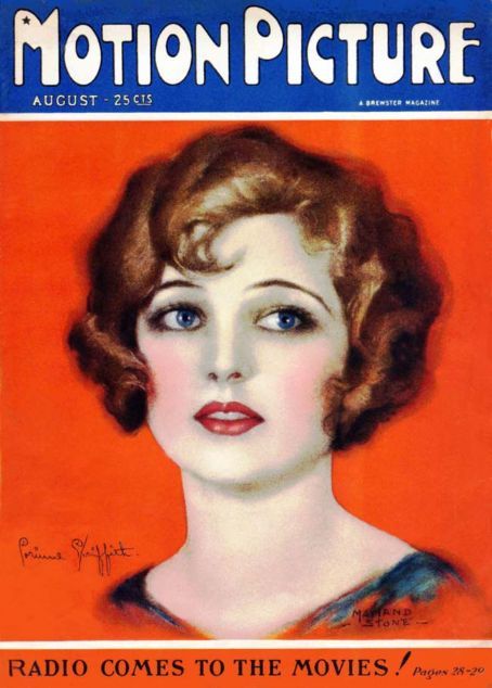 MOTION PICTURE magazine side cover Issue 174 August 1925