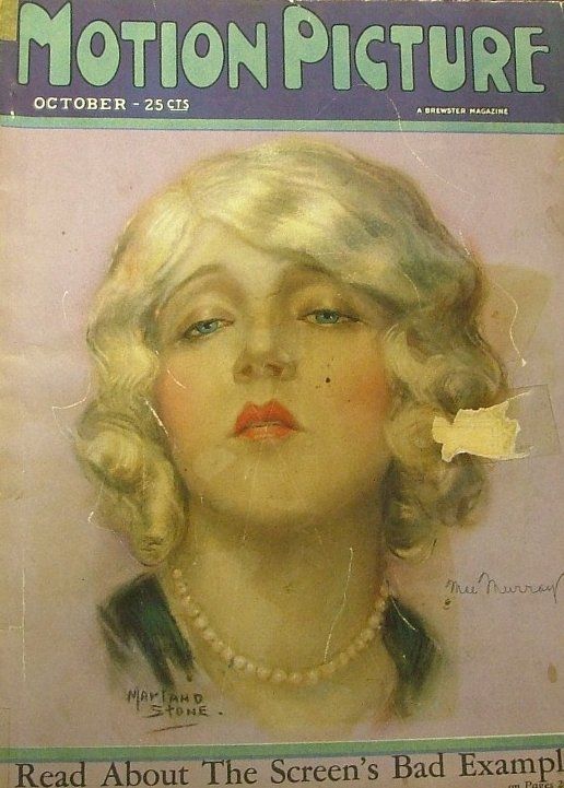 MOTION PICTURE magazine side cover Issue 176 October 1925