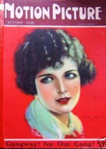 MOTION PICTURE magazine side cover Issue 177 November 1925