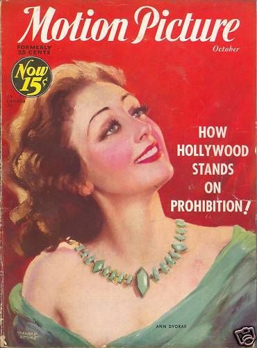 MOTION PICTURE magazine cover Issue 260 October 1932