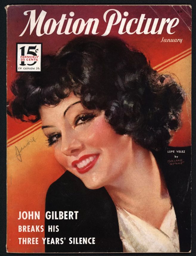 MOTION PICTURE magazine side cover Issue 263 January 1933