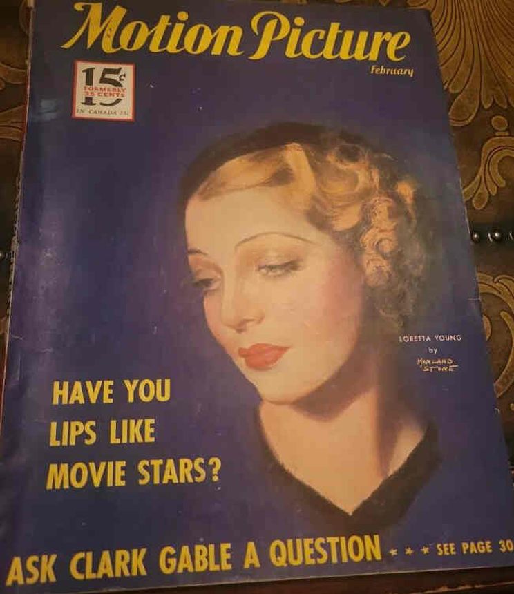 MOTION PICTURE magazine side cover Issue 264 February 1933