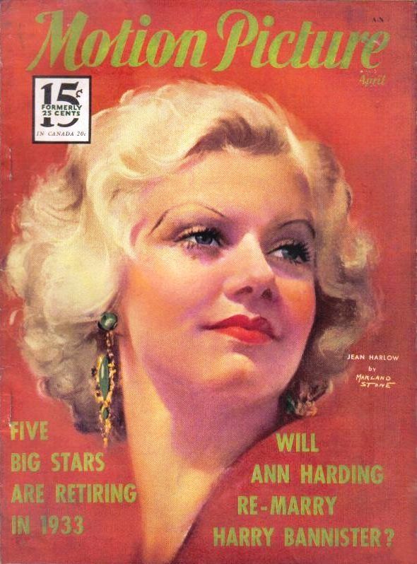 MOTION PICTURE magazine side cover Issue 266 April 1933
