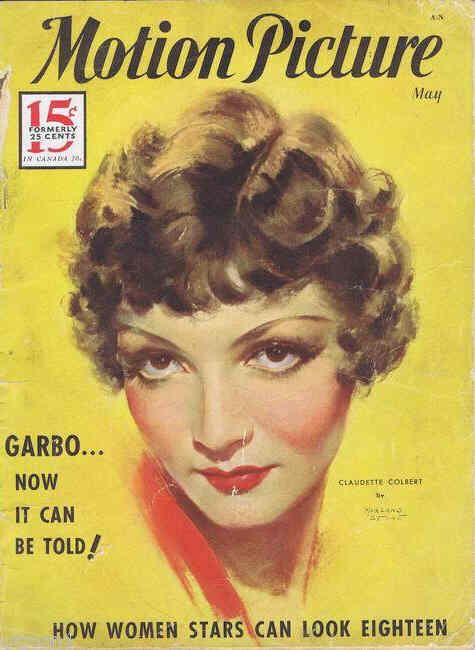 MOTION PICTURE magazine side cover Issue 267 May 1933