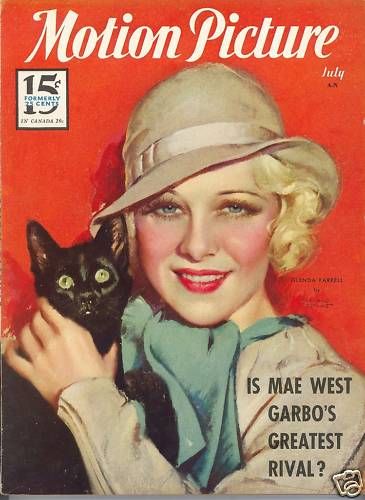 MOTION PICTURE magazine side cover Issue 269 July 1933