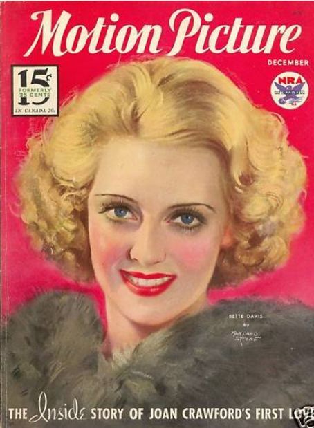 MOTION PICTURE magazine side cover Issue 274 December 1933