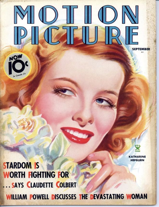 MOTION PICTURE magazine side cover Issue 295 September 1935