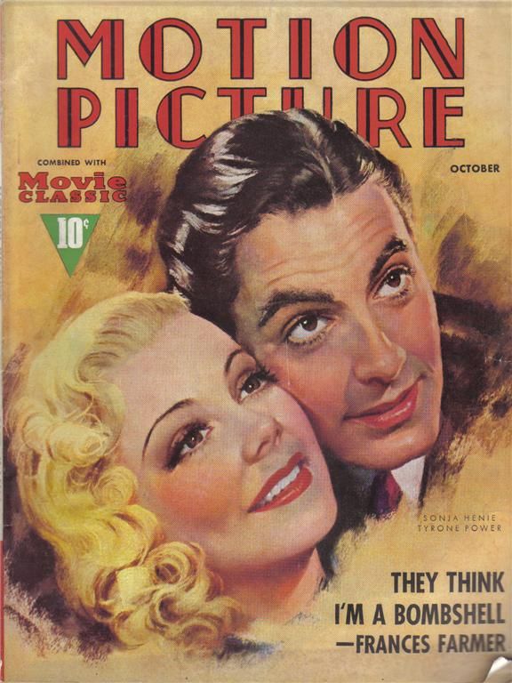 MOTION PICTURE magazine cover Issue 320 October 1937