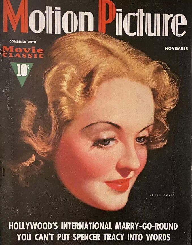 MOTION PICTURE magazine cover Issue 321 November 1937